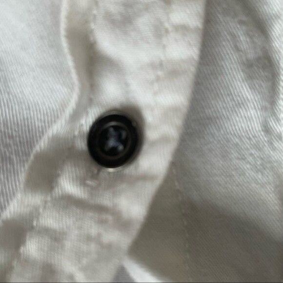 Vintage Havana White Cropped Jacket | Cameo Trim, Lightweight Layer Size Small - Picture 10 of 14